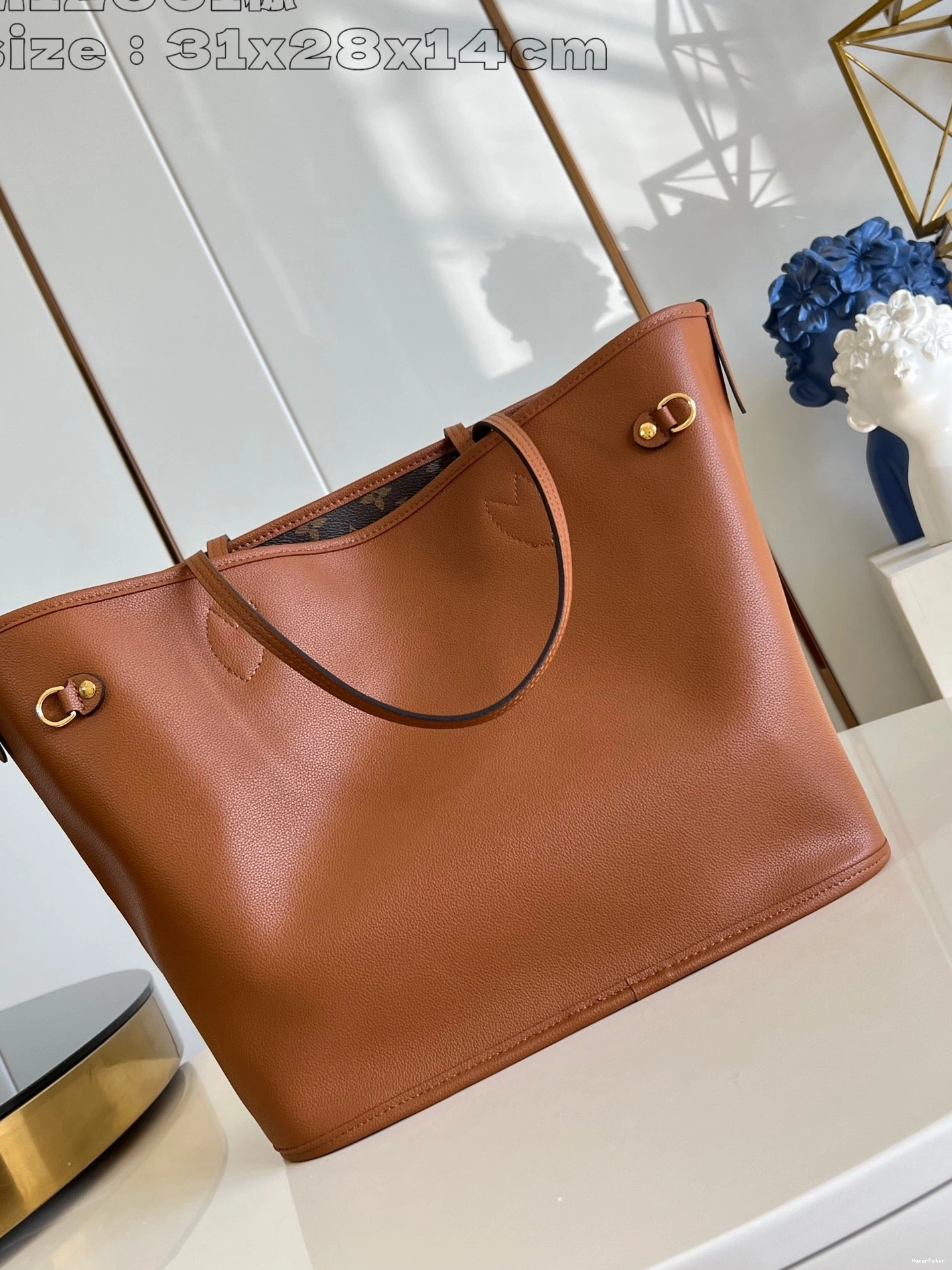 LOUIS NEVERFULL MM-31*28*14cm VUITTON 0812